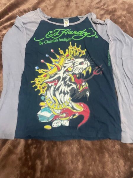 (archive)Ed Hardy ラグラン y2k エドハーディー