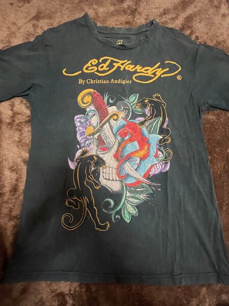 (archive)Ed Hardy ラインストーンtシャツ y2k エドハーディー