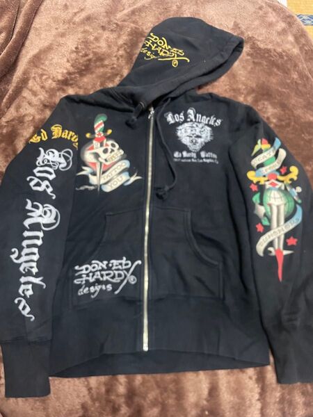 (archive)Ed Hardy by Christian Audigier パーカー y2k