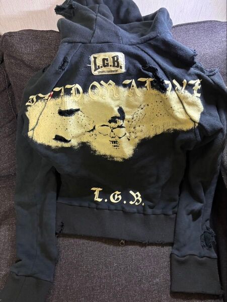 00s archive L.G.B. DEAD OR ALIVE HOODIE