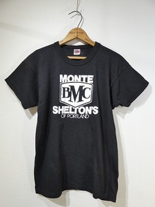 レア DEAD STOCK デッド 60s ビンテージ MASON カーディーラー MONTE SHELTON'S CAR DEALER ブラック 黒 ボディ Tシャツ L-XL 30s 40s 50s