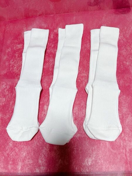 シャルレ ハイソックス ソックス 靴下 スクールソックス白 新品未使用