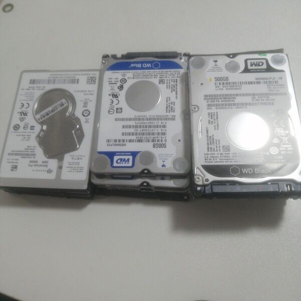 500GB HDD 2.5インチ 13点セット