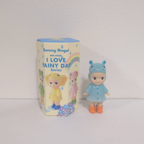 Sonny Angel ソニーエンジェル アイ ラブ レイニーデイ カバ Hippopotamus 箱折りたたみ ポストmini