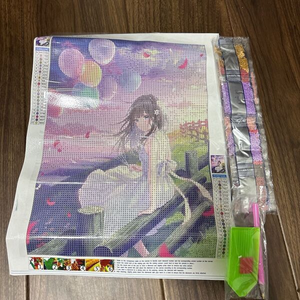ダイヤモンドアート キット ダイヤモンドの絵画 1セット 手芸