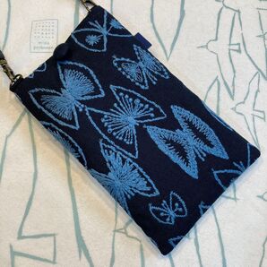 ミナペルホネン skyflower タンバリン スマホポーチorショルダー ハンドメイド