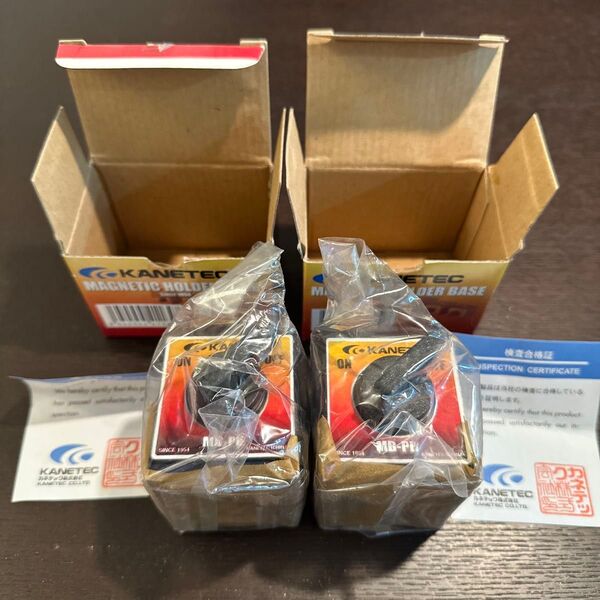 KANETEC カネテック マグネットベース MB-PB 2個セット