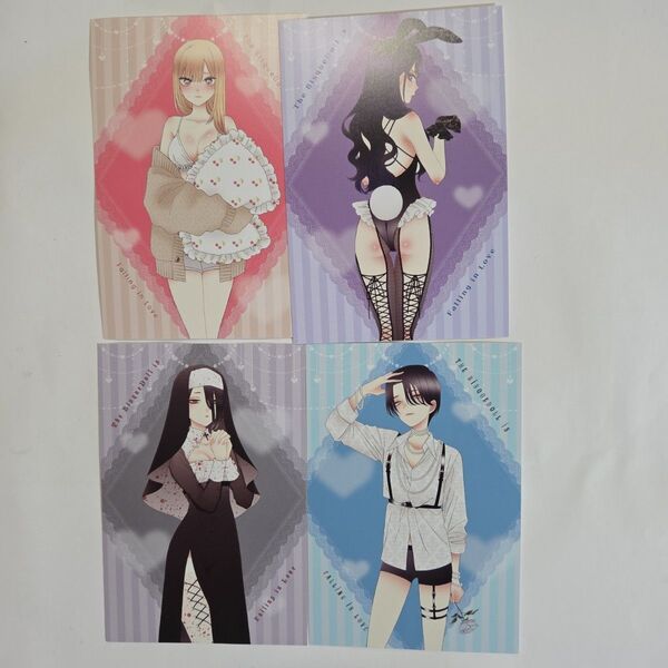 その着せ替え人形は恋をする アニメ化 特典 イラストカード ポストカード コンプ