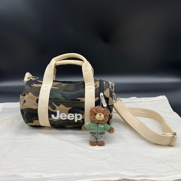 Jeep ジープ グッズ 迷彩柄 ミニボストン カモフラージュ ショルダーバッグ