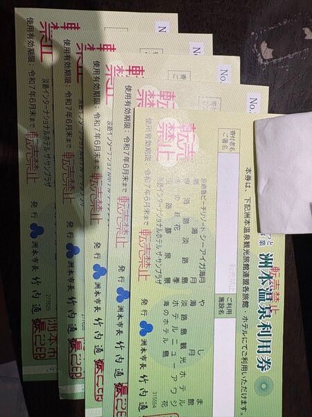寄付者記載可能 淡路島 洲本温泉利用券、50,000円分の宿泊券