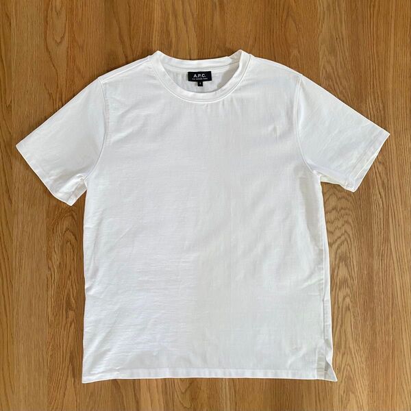 A.P.C. アーペーセー Tシャツ 無地 メンズS 白 コットン100%
