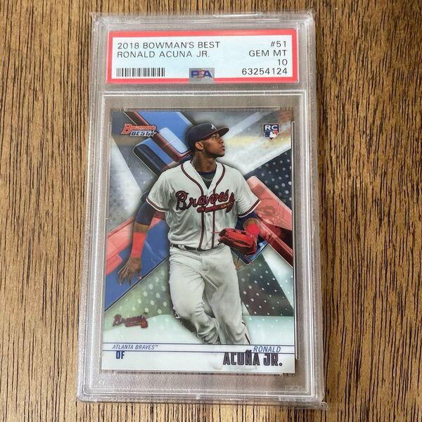 PSA10 2018 Bowman's Best Ronald Acuna Jr. RC TOPPS MLB アクーニャ ルーキー