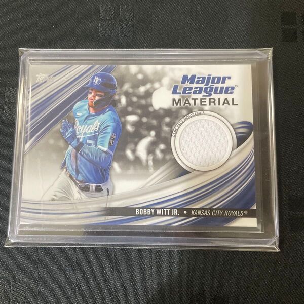 Bobby Witt Jr. ウィット Material ジャージー ユニフォーム Topps MLB Baseball レリック