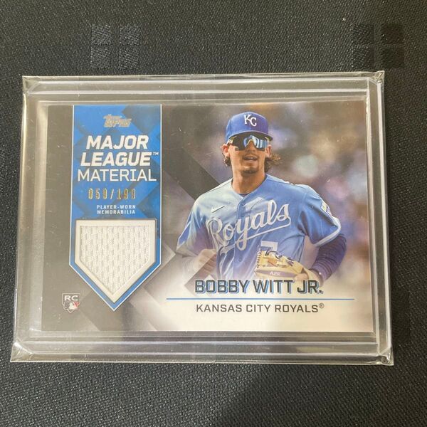 Bobby Witt Jr. ウィット ジャージー 199シリ ルーキー Topps Jersey RC Relic MLB