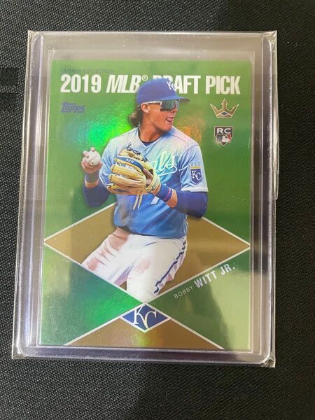 Bobby Witt Jr. ルーキー ホロ仕様 ウィット Draft Pick Topps RC インサート 75枚 フォイル