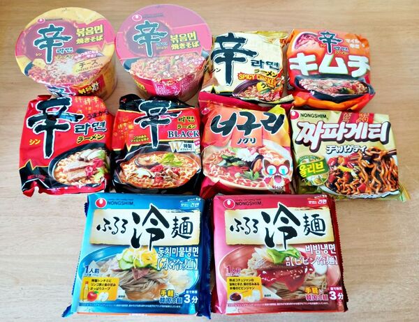 農心 カップ麺 袋麺 詰め合わせ 10個 セット 辛ラーメン 他