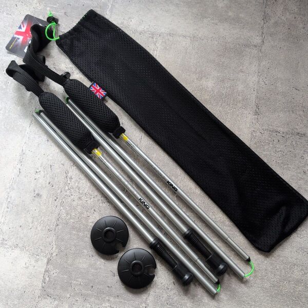 MOUNTAIN KING Trail Braze 3 section GREY 110cm マウンテンキング トレッキングポール