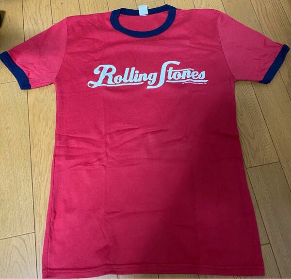 【ヴィンテージ】1997年ローリングストーンズ ロゴ Tシャツ リブ付 US製