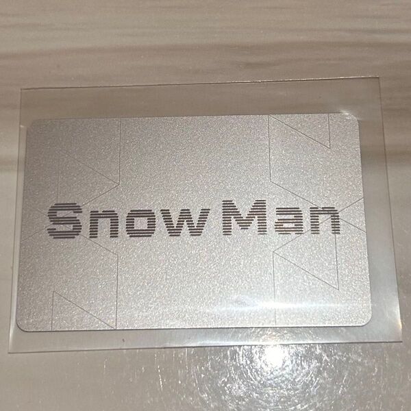 スノーマン Snow Man 会員証 42万台