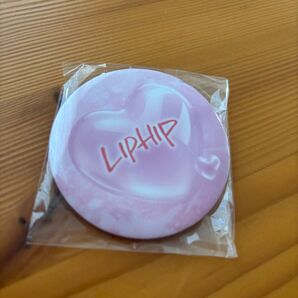 LIPHOP ノベルティ ミラー ピンク