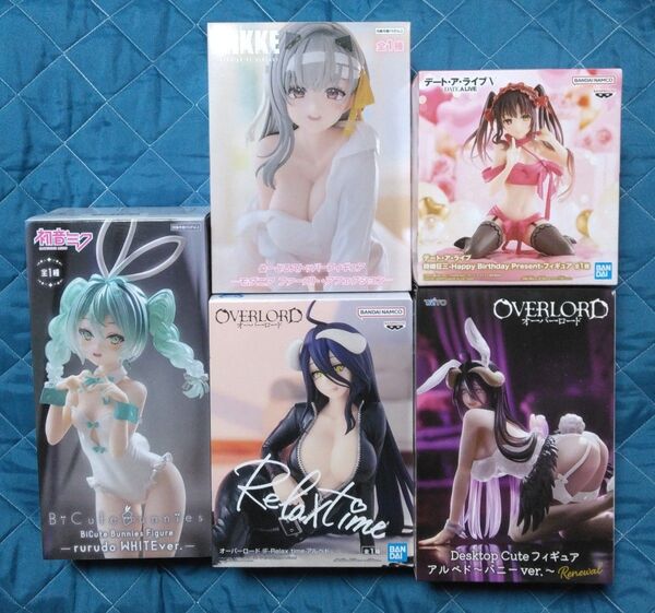 プライズ 美少女フィギュア アルベド 初音ミク NIKKE モダニア 時崎狂三
