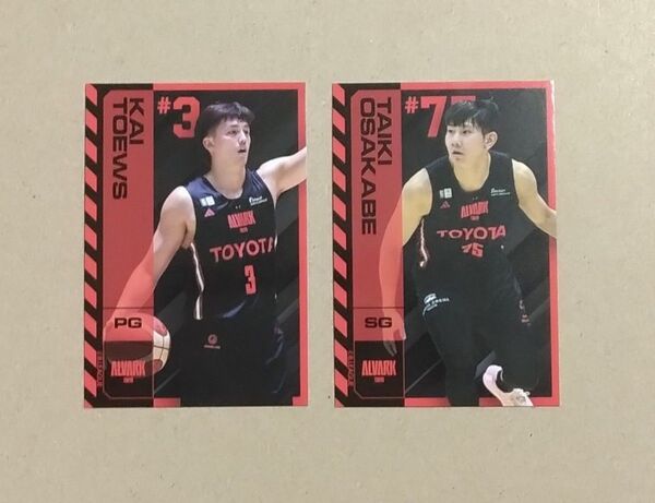 B.LEAGUE GIGO 特典カード アルバルク東京 テーブス海 小酒部泰暉