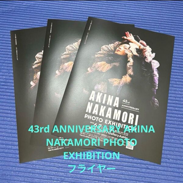 中森明菜展 PHOTO EXHIBITION フライヤー 3枚セット
