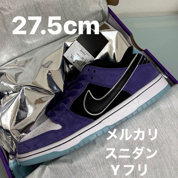 27.5 Hayley Wilson × Nike SB Dunk Low Pro Black and Court Purple
