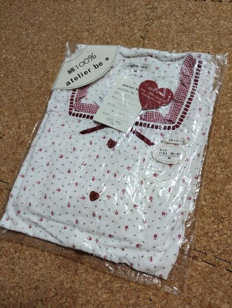 WOMAN パジャマ 新品 atelier be * Mサイズ 半袖 七分ズボン