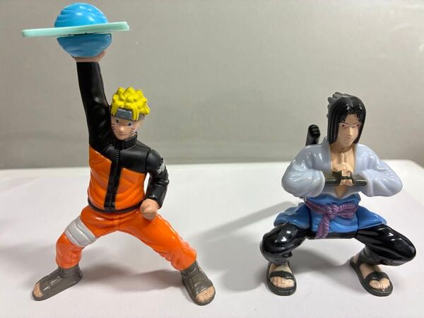 マクドナルド マック ハッピーセット NARUTO うずまきナルト うちはサスケ チャクラ宙返り フィギュア