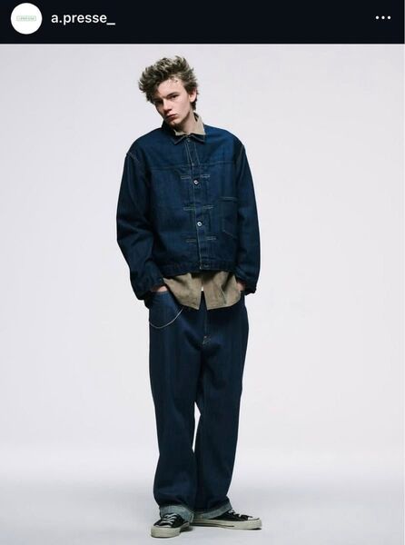 新品未使用 A.PRESSE アプレッセ デニムジャケットセットアップ 6/14発売 LEVI’S ビンテージ