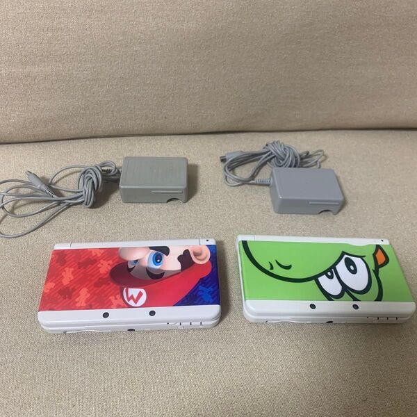 任天堂 newニンテンドー3ds ホワイト マリオ、ヨッシー着せ替えプレート