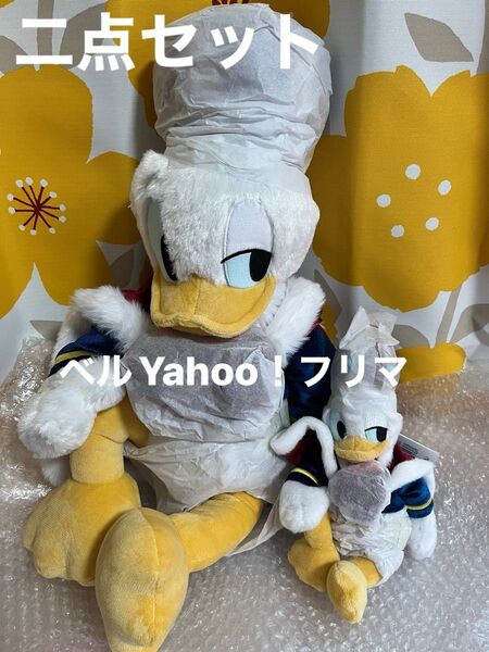 ドナルド ぬいぐるみ&ぬいぐるみキーホルダー DONALD THE KING BIRTHDAY ディズニーストア.jp限定