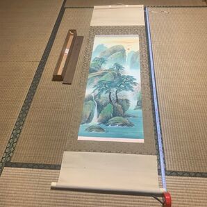 水墨画 掛け軸 山水画 骨董品