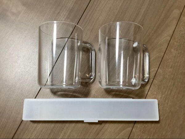 無印良品 アクリル手付コップ 歯ブラシケース まとめ売り
