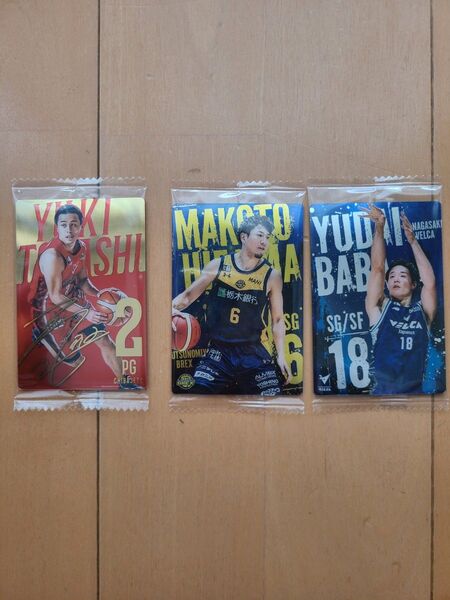 B.LEAGUE Bリーグ ツインウエハース 富樫勇樹 レアカード サイン入り オマケ付き 比江島&馬場