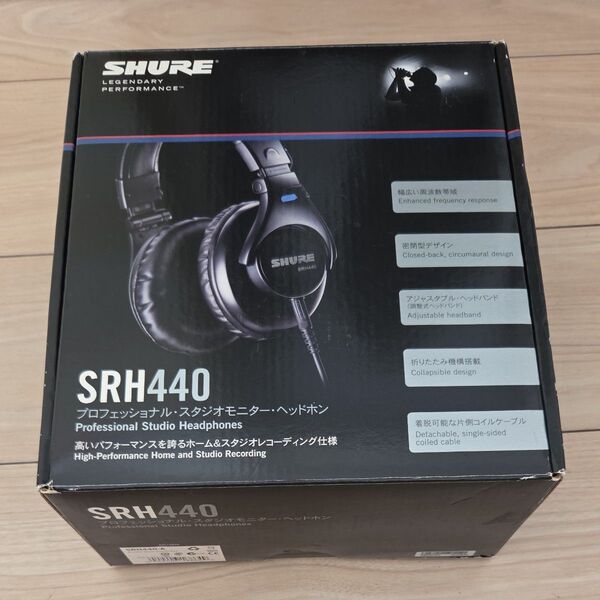 SHURE SRH440プロフェッショナル・スタジオモニター ヘッドホン