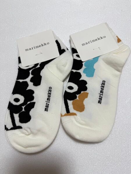 新品未使用 マリメッコ marimekko ソックス 靴下2足