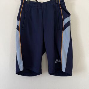 asics ハーフパンツ ネイビー