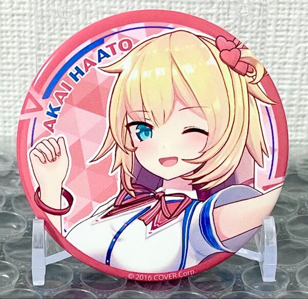 ホロライブ スターター 缶バッジ 赤井はあと