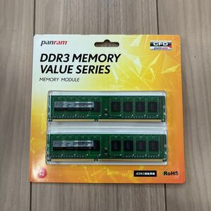 panram DDR3メモリ 4GB×2枚 W3U1600PS-40 未使用