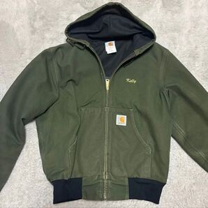 Carhartt カーハート アクティブジャケット 90s 古着 ダックジャケット オリーブ Mサイズ 星タグ