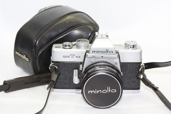 MINOLTA ミノルタ SRT101ボディ55mm f1.8レンズ付き カメラケース付属