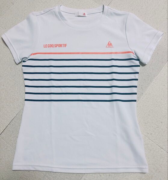 ルコックスポルティフ ボーダー柄Tシャツ レディース