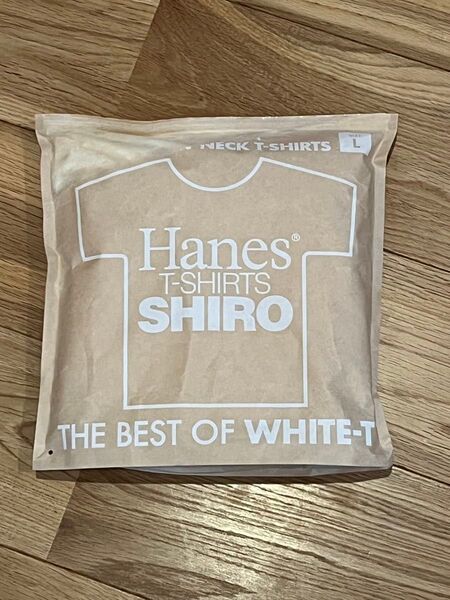 ヘインズ SHIRO クルーネックTシャツ Lサイズ