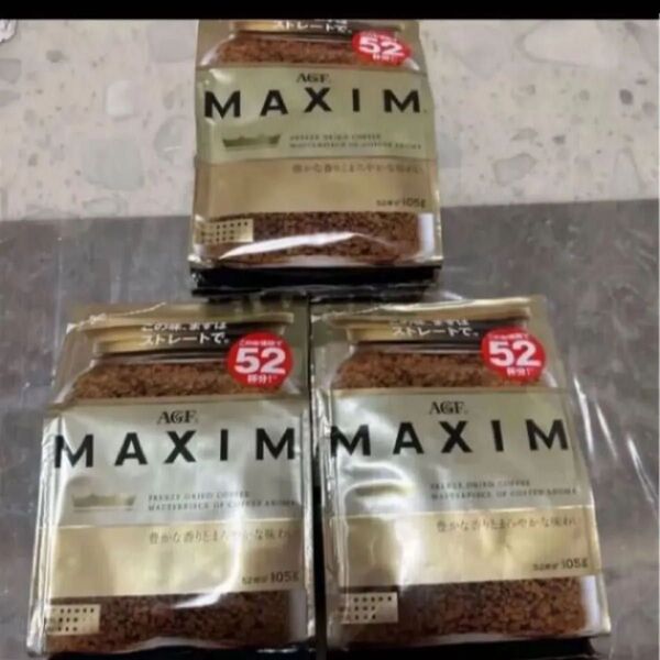 AGF MAXIM インスタントコーヒー 105g×3
