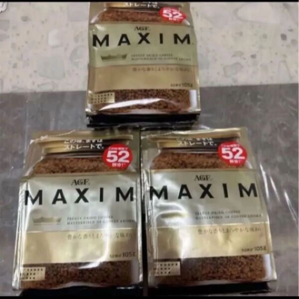 AGF MAXIM インスタントコーヒー 105g×3