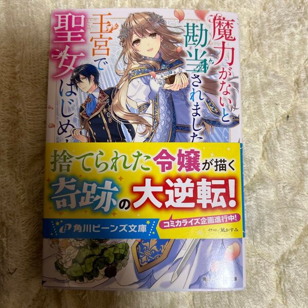 魔力がないと勘当されましたが、王宮で聖女はじめます (角川ビーンズ文庫 BB154-2) 新山サホ/〔著〕