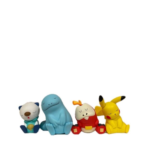 肩ズンfig. ポケモン ヌオー ピカチュウ ミジュマル ホゲータ ガチャガチャ 4体 中古品