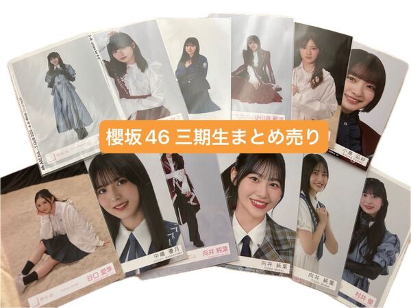 櫻坂46 3期生 まとめ売り 12枚